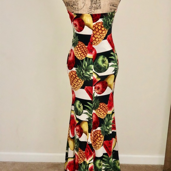 Fruit print maxi dress - Picture 5 of 7